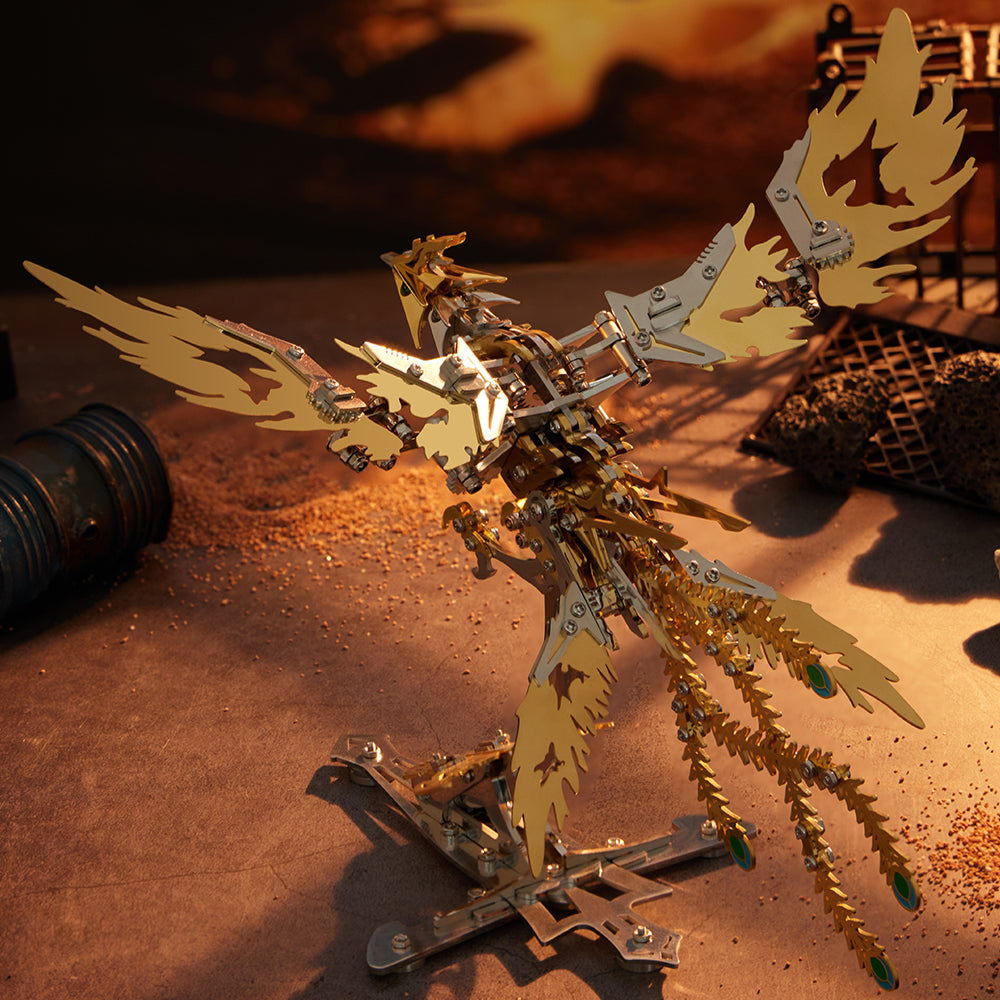 Mechanical Phoenix 3D Metal Puzzle Kit