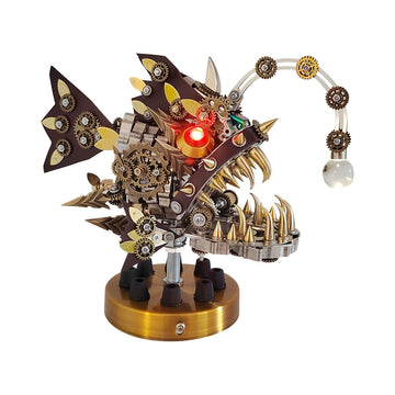 Deep Sea Diver - Steampunk Anglerfish 3D Metal Puzzle