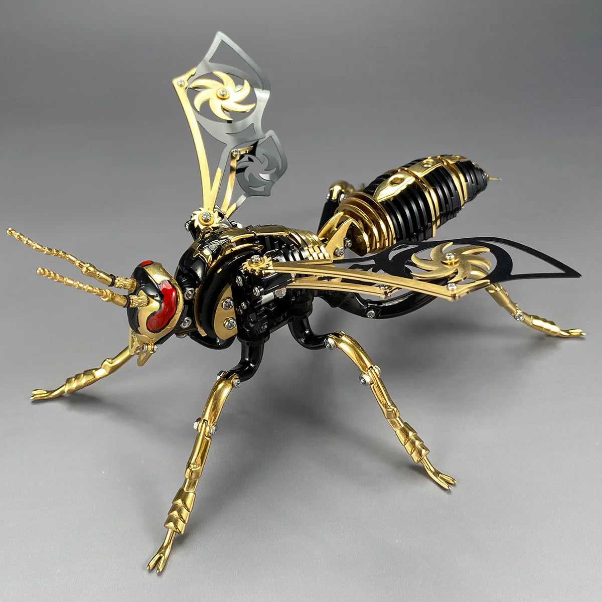 Mechanical bumblebee 3d metal assembly model