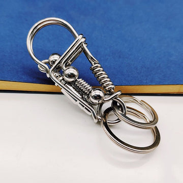 Bullet Handmade Wire Keychain Gift [Steel & Brass]